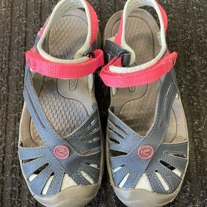 Keen Blue and Pink sandals size 13